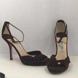 💥💥 JIMMY CHOO💥💥.                  SUEDE ANKLE STRAP